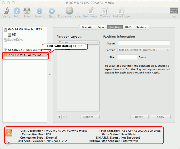 macintosh hd missing from disk utility